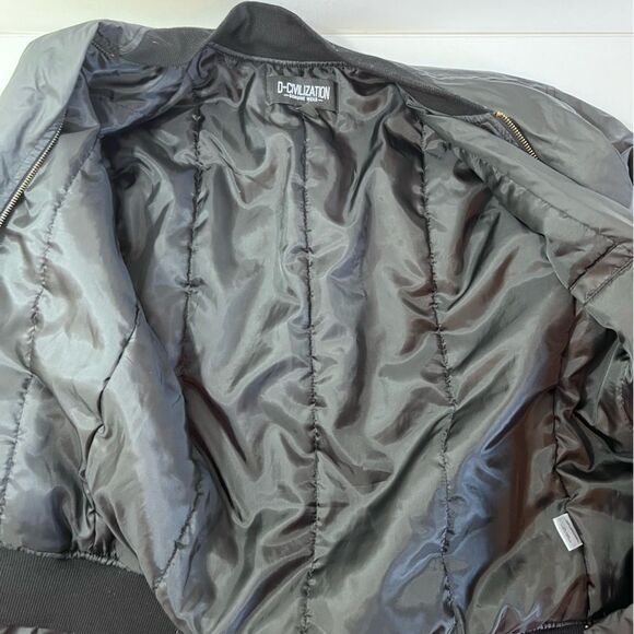 D-Civilization Bomber Aviator Military Jacket - Picture 3 of 10